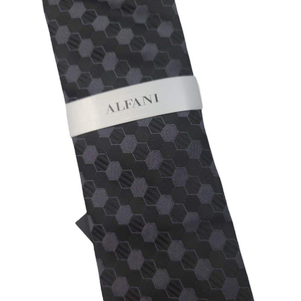 Alfani Black and grey tie